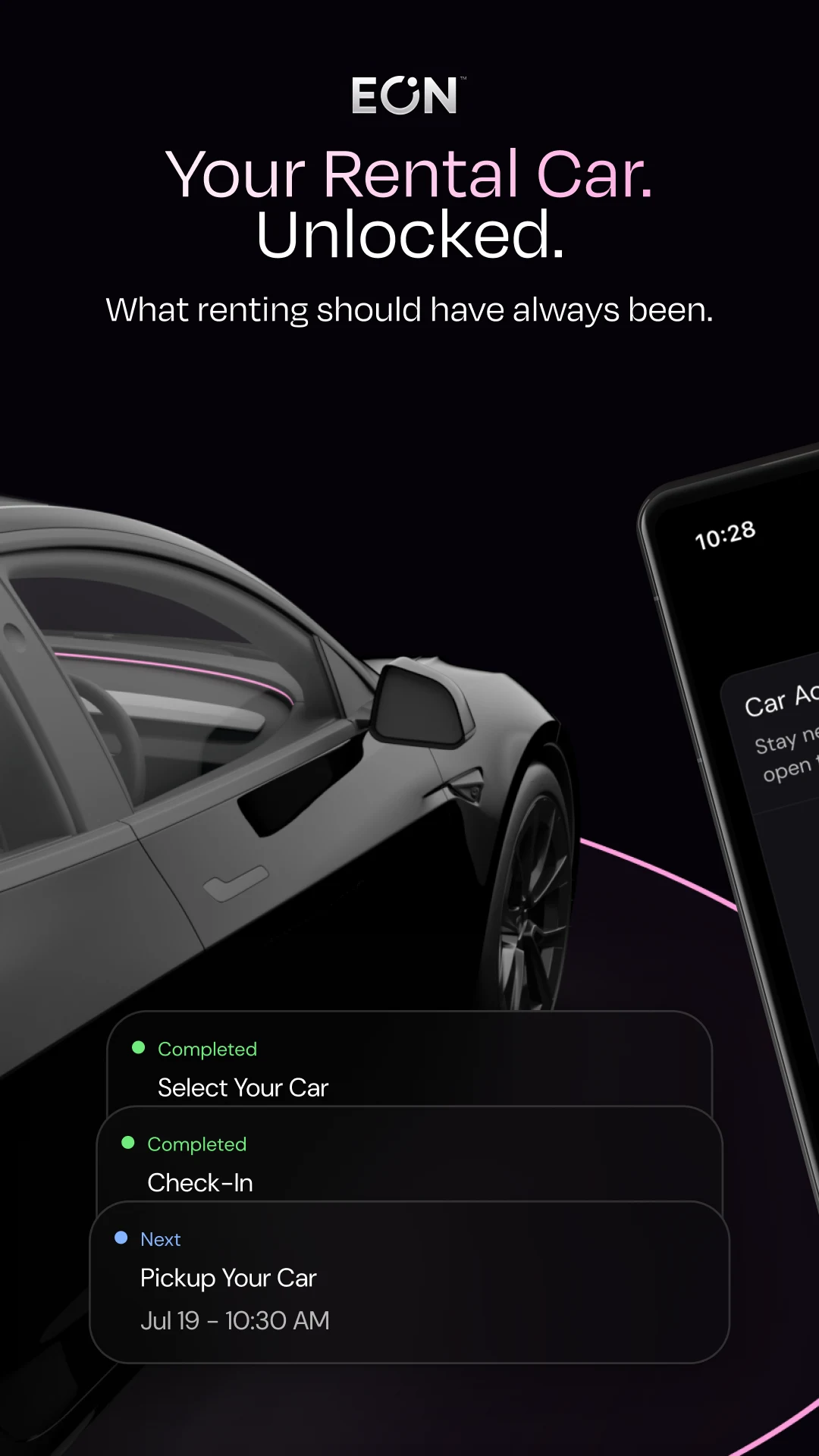 Eon: Electric Car Rentals screenshot