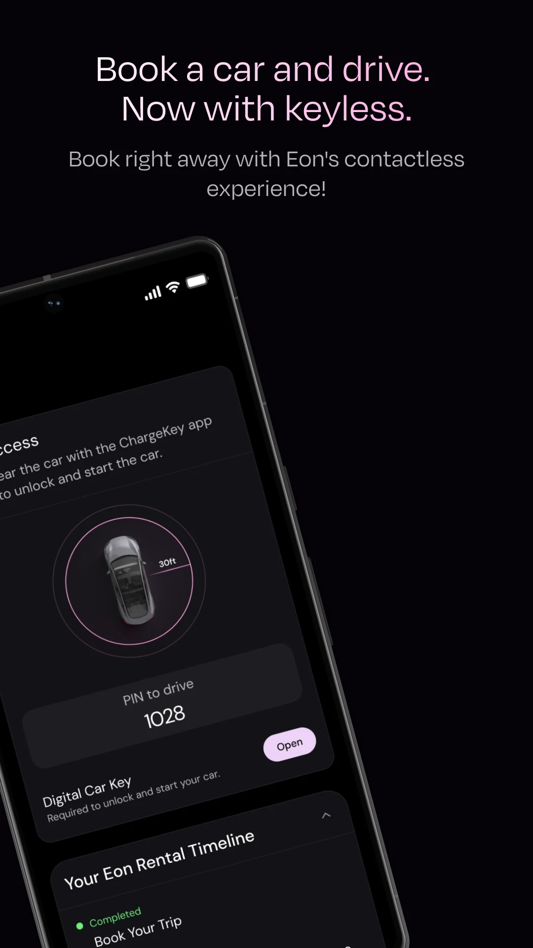 Eon: Electric Car Rentals screenshot